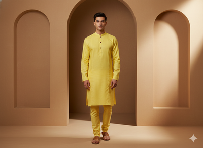 ग्रीष्मकालीन पीला सादा सूती लिनन कपड़ा