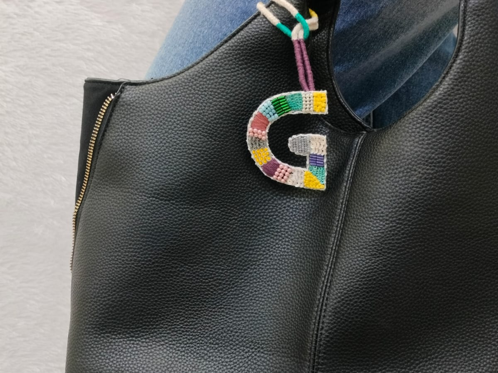 Multicolor Alphabet 'G' Bag Patches