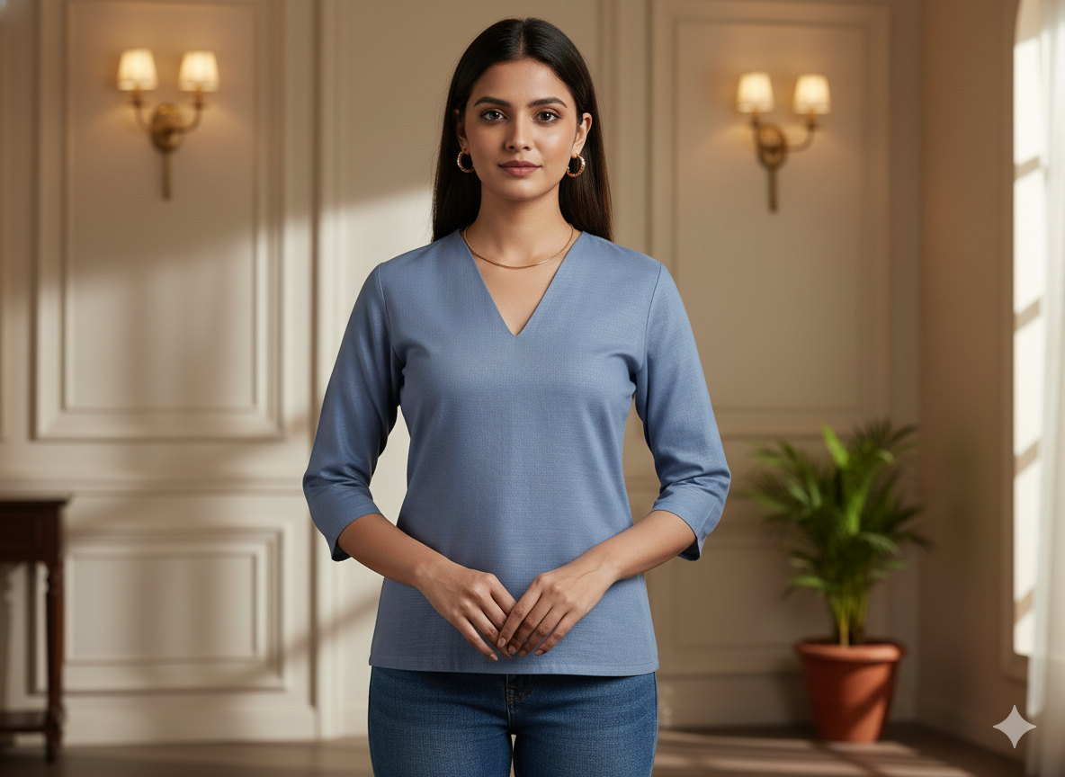 धुएँ के रंग का ग्रे सादा ग्लेज्ड कॉटन कपड़ा