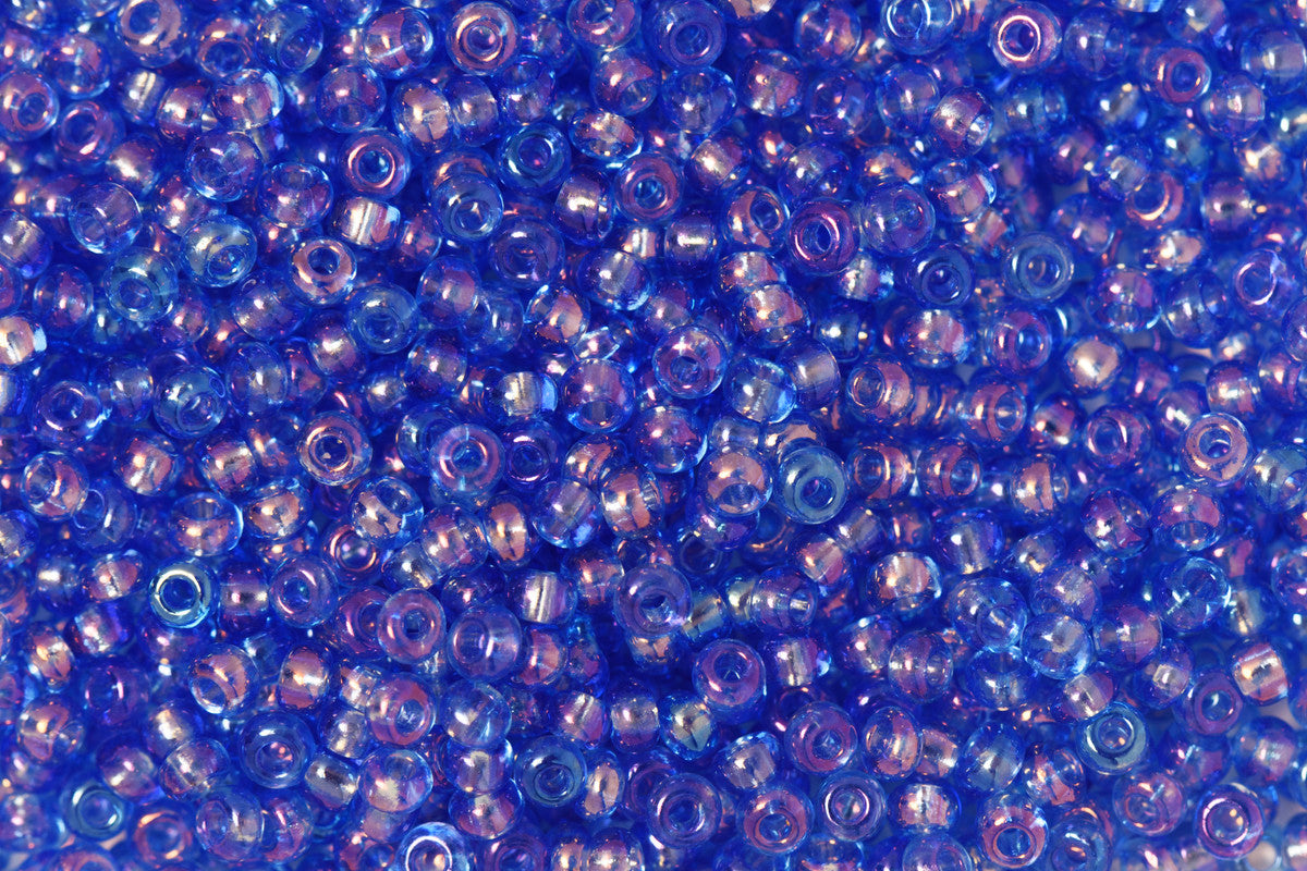 Vibrant Blue Preciosa Rainbow Seeds Beads