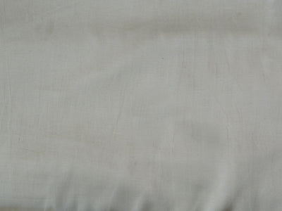 Off White Plain Pure Viscose Gaji Silk Fabric