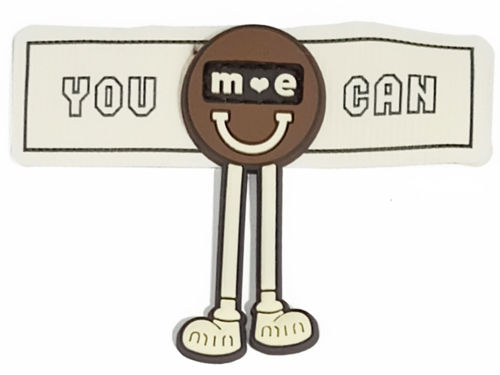 Brown Smile Face Threaded Designer Motifs