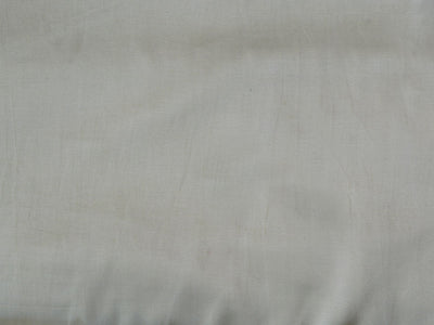 Off White Plain Pure Viscose Gaji Silk Fabric (Wholesale)