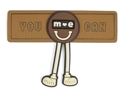 Brown Smile Face Threaded Designer Motifs