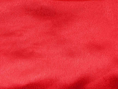 Red Plain Moss Satin Fabric