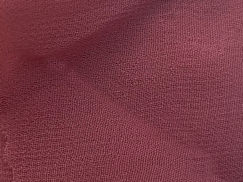 Cardinal Red Plain 60 Grams Georgette Fabric (Wholesale)