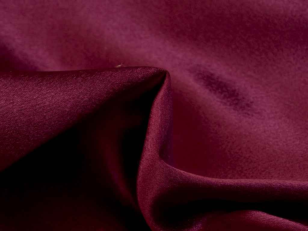 Jam Purple Plain Moss Satin Fabric