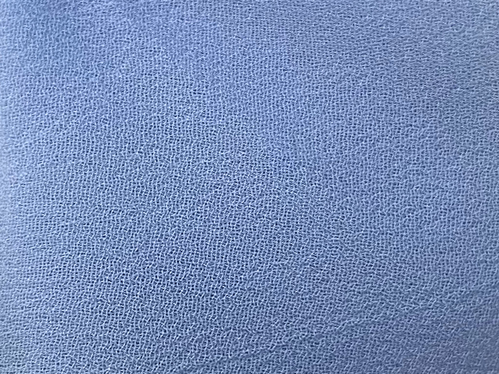 Maximum Blue Plain 60 Grams Georgette Fabric