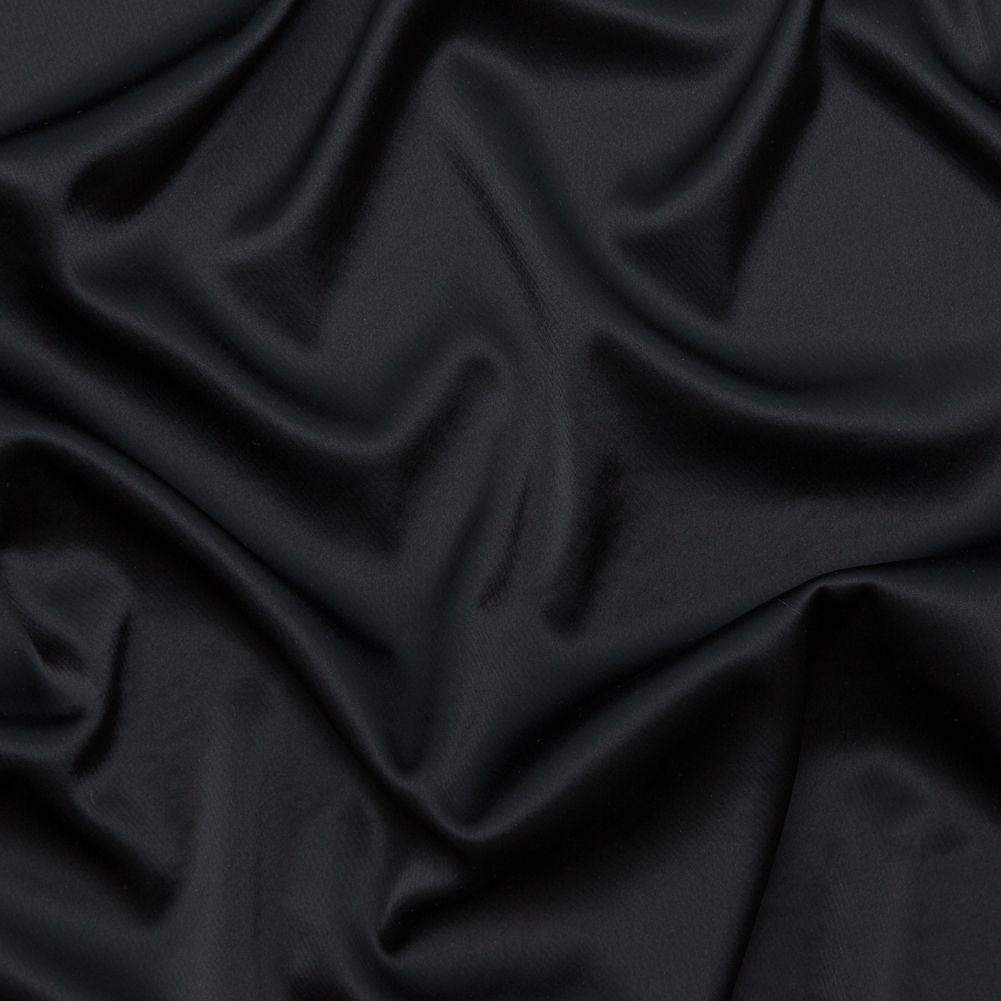 Black Plain Japan Satin Fabric (Wholesale)