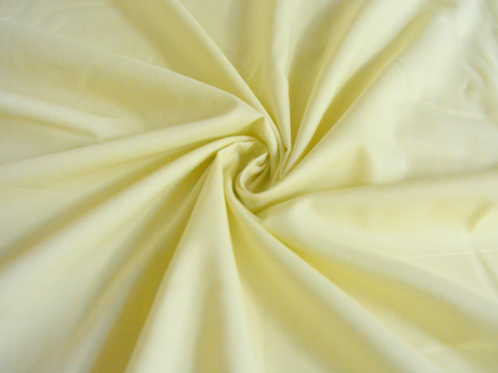 Cream Plain 100% Pure Mul Mul Cotton