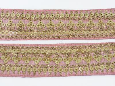 baby-pink-golden-sequins-embroidered-border