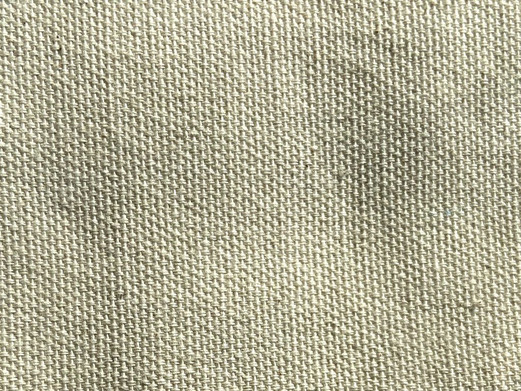 Cream Plain Greige Cotton Duck Canvas Fabric