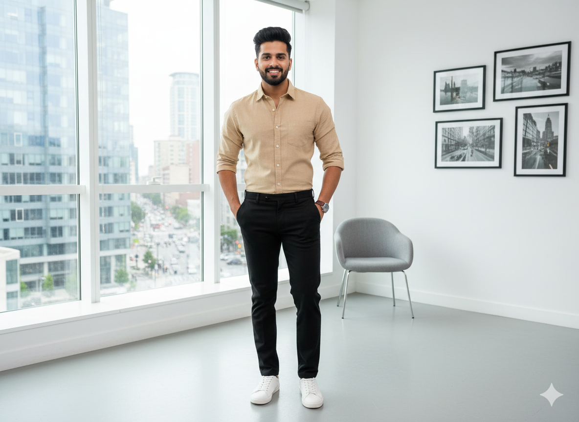 तन भूरा सूती लिनन कपड़ा