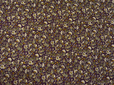 Maroon Floral Digitally Printed Butter Crepe Fabric