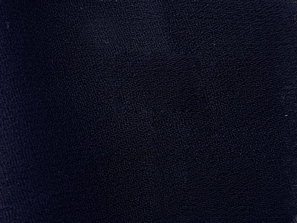 Navy Blue Plain 60 Grams Georgette Fabric