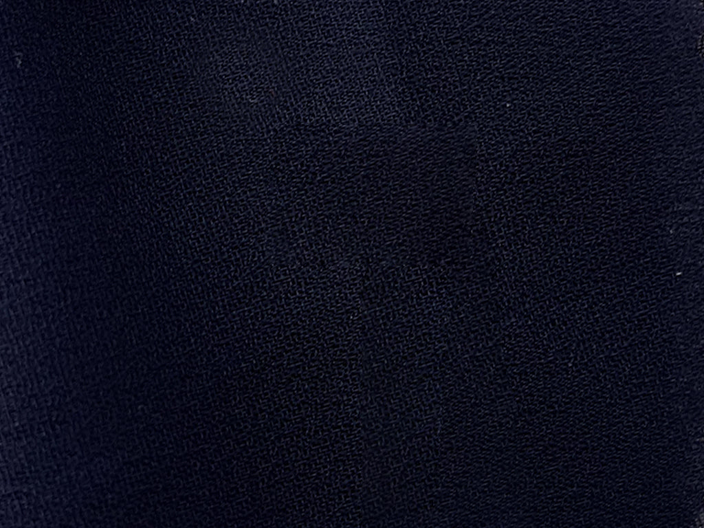 Navy Blue Plain 60 Grams Georgette Fabric (Wholesale)