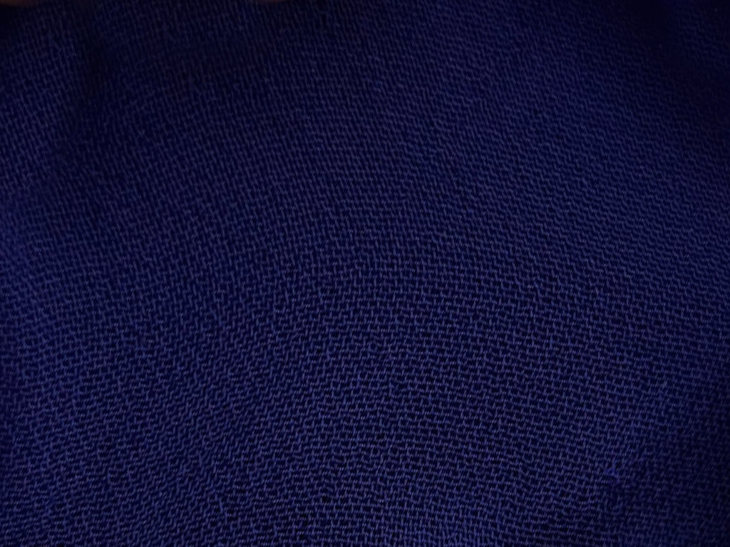 Vibrant Blue Plain 60 Grams Georgette Fabric