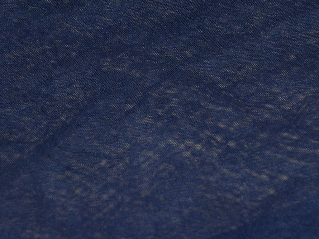 Prussian Blue Plain Net Fabric (Wholesale)