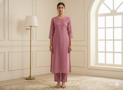 गाजर नारंगी सादा चमकीला सूती कपड़ा