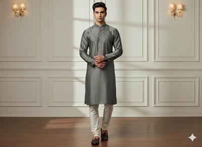 Silver Plain Bangalore Raw Silk Fabric  (Wholesale)