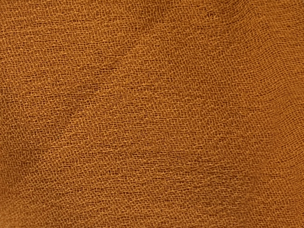 Dark Mustard Plain 60 Grams Georgette Fabric (Wholesale)