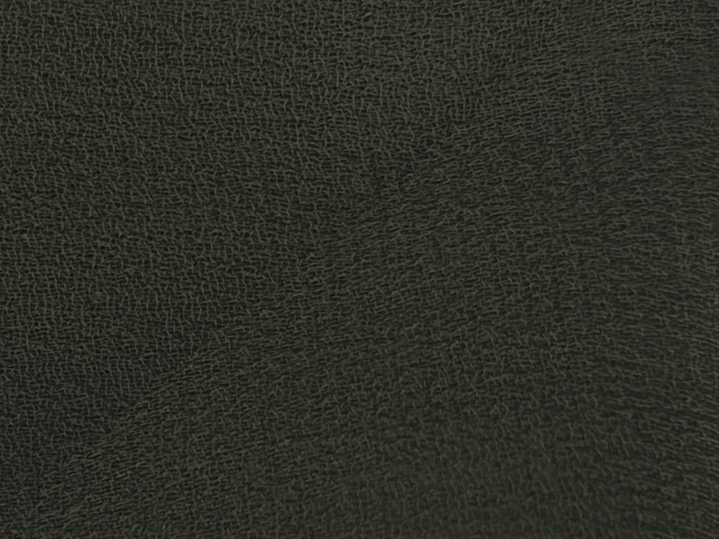 Miltitary Green Plain 60 Grams Georgette Fabric