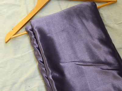 Mauve lilac Plain Moss Satin Fabric
