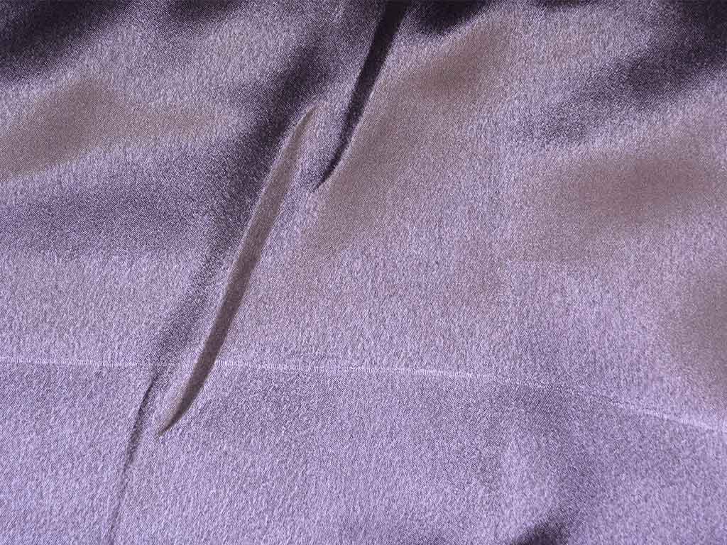 Mauve lilac Plain Moss Satin Fabric