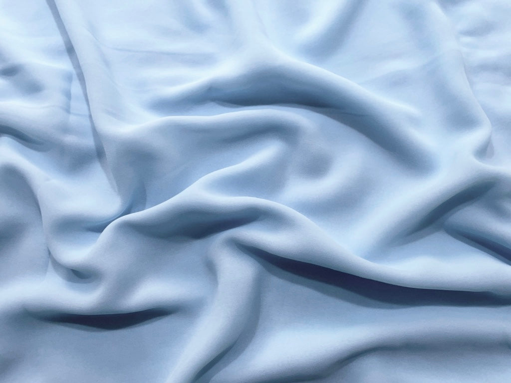 Light Sky Blue Plain Georgette Fabric