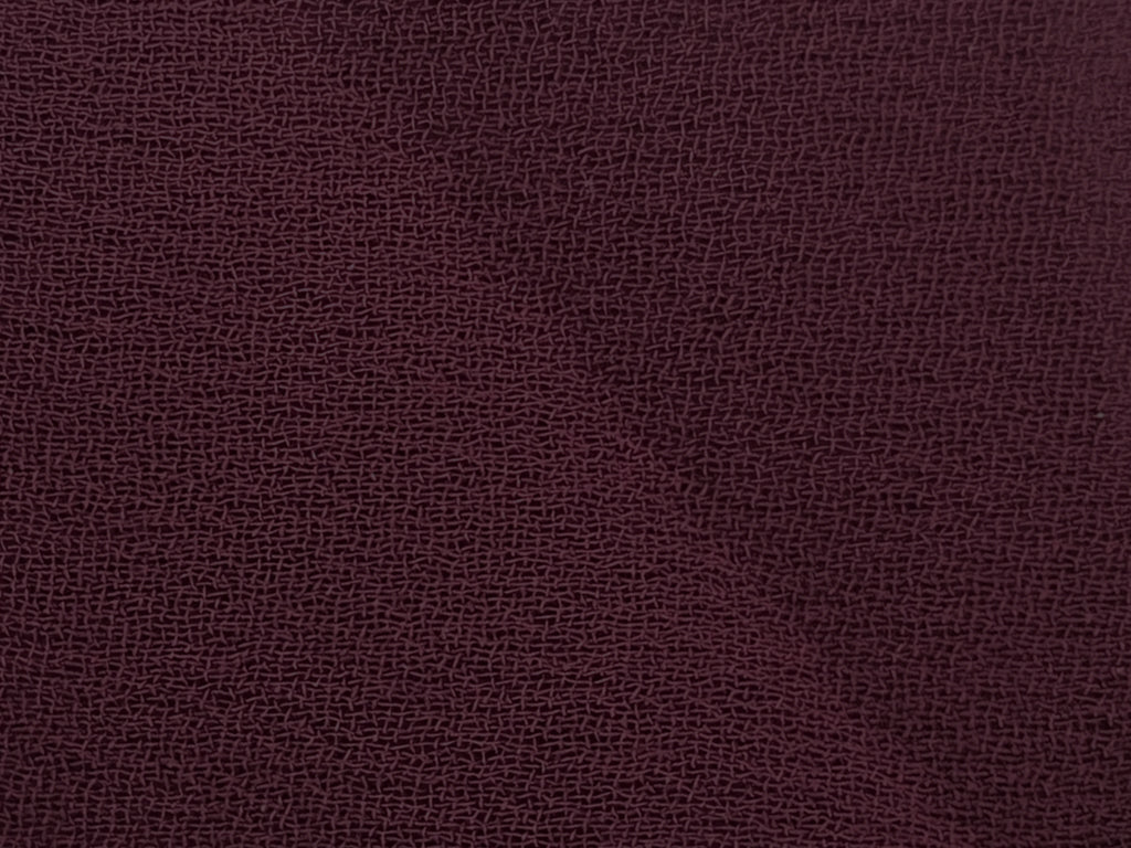 Wine Red Plain 60 Grams Georgette Fabric