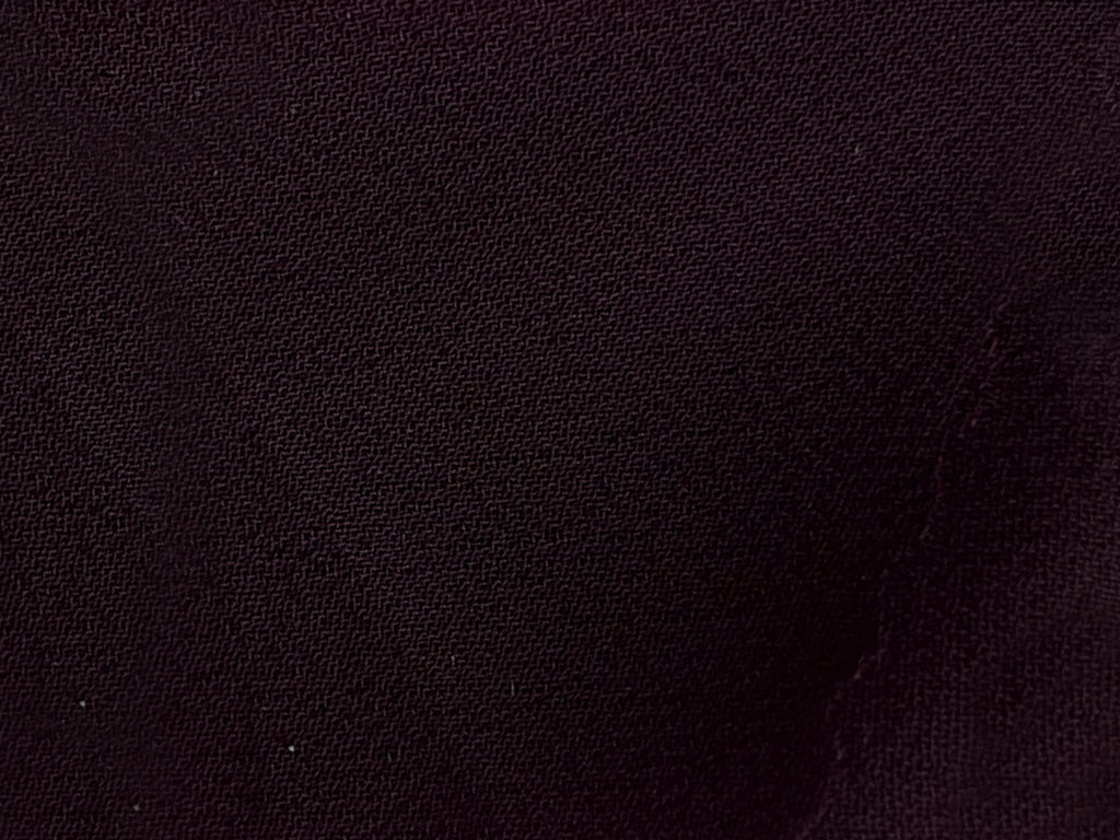 Wine Plain 60 Grams Georgette Fabric (Wholesale)