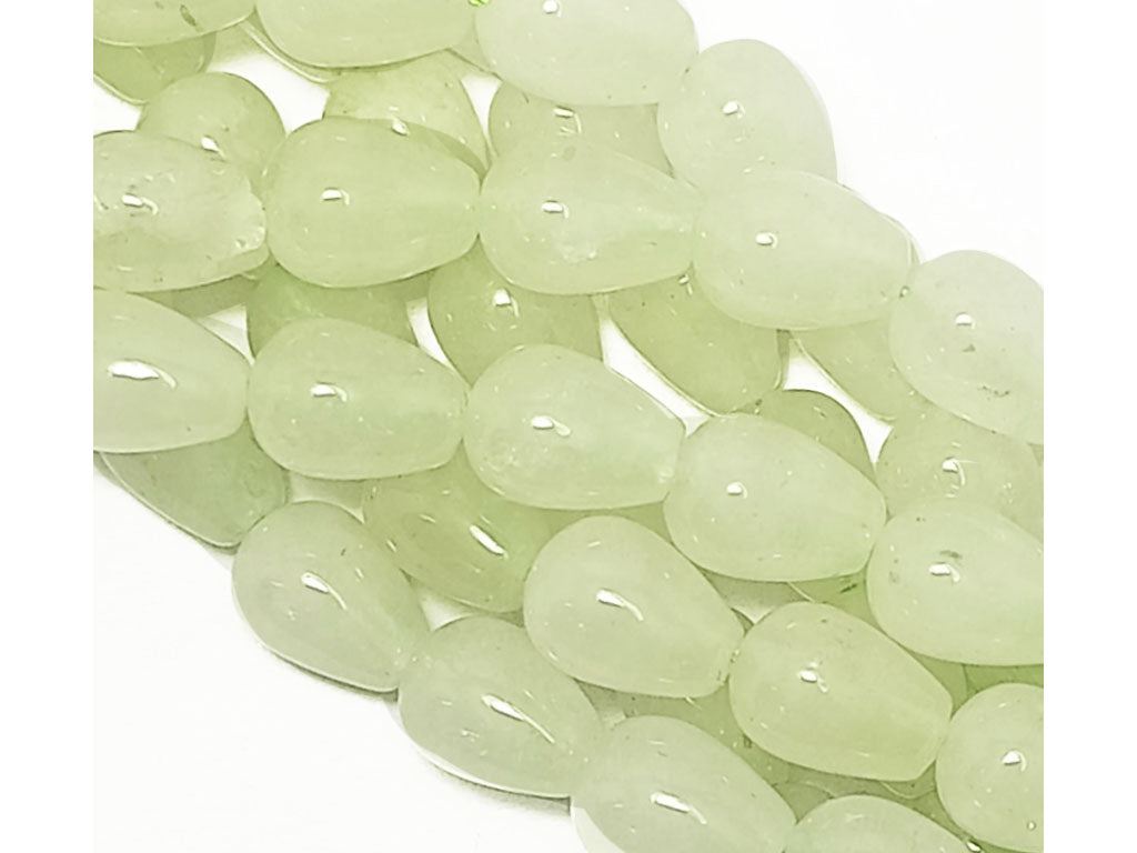 Light Lemon Yellow Drop Natural Jade Stones