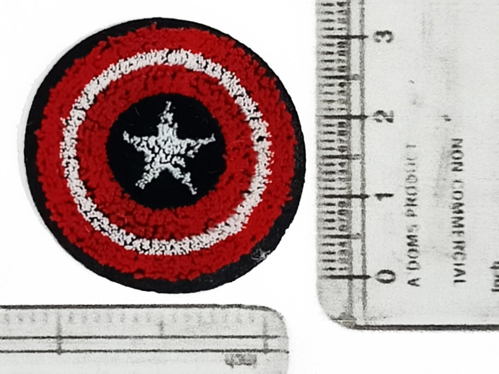 Red Round Threaded Designer Motifs
