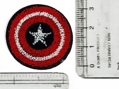 Red Round Threaded Designer Motifs