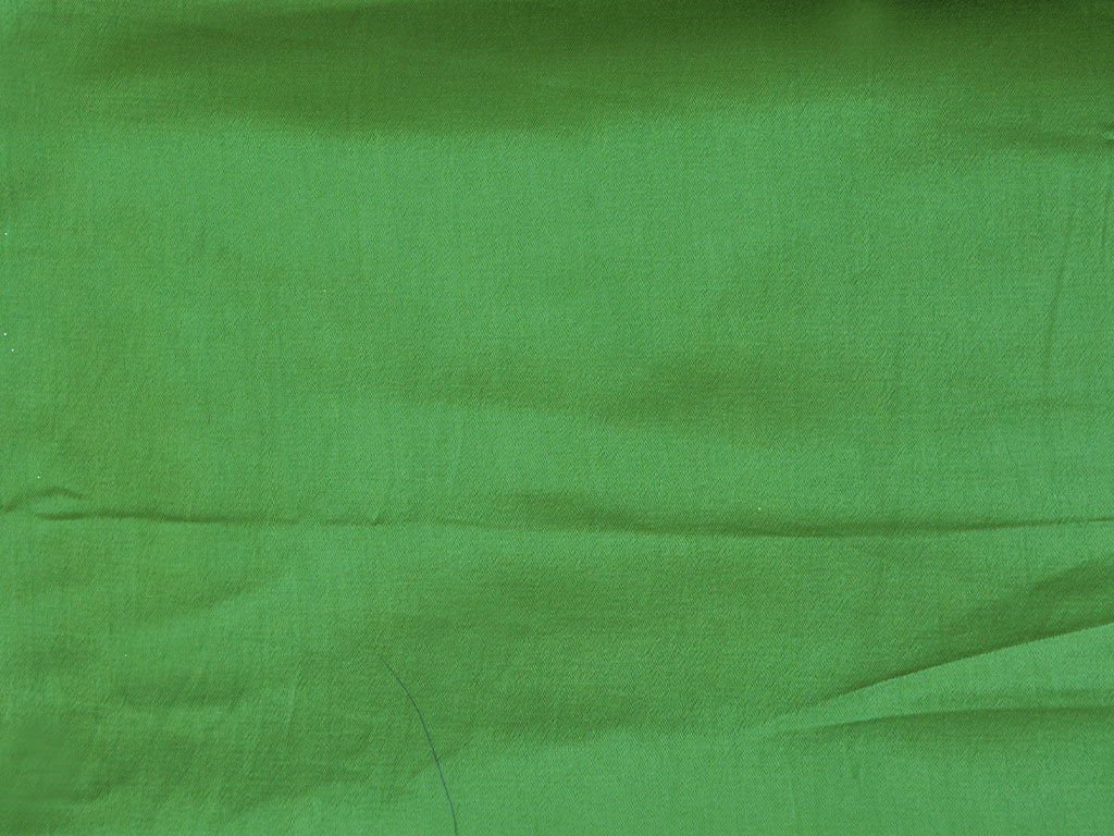 Forest Green Plain Pure Viscose Gaji Silk Fabric