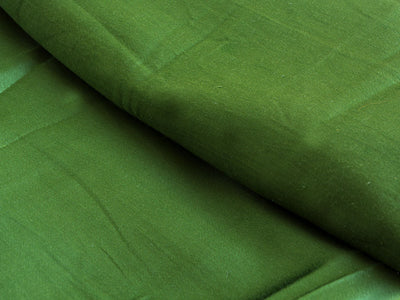 Forest Green Plain Pure Viscose Gaji Silk Fabric (Wholesale)