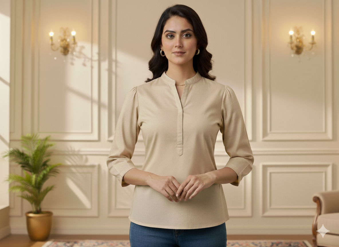 मक्खन जैसा पीला सादा ग्लेज्ड कॉटन कपड़ा (थोक)