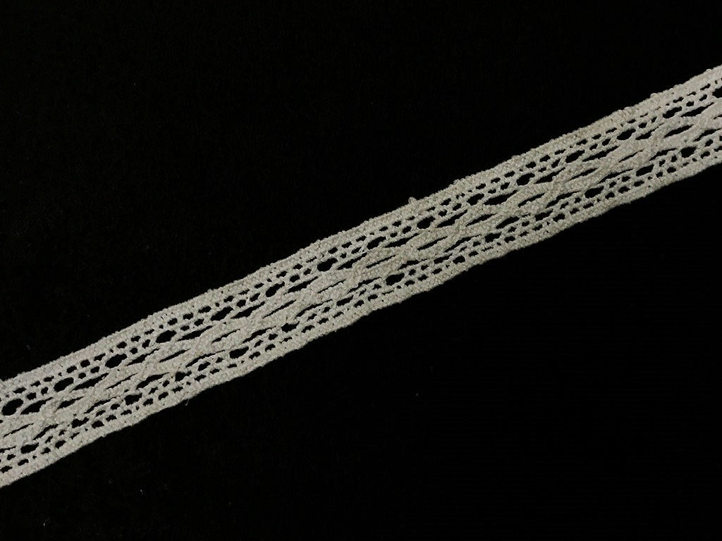 Dyeable Greige Design 85 Cotton Crochet Laces