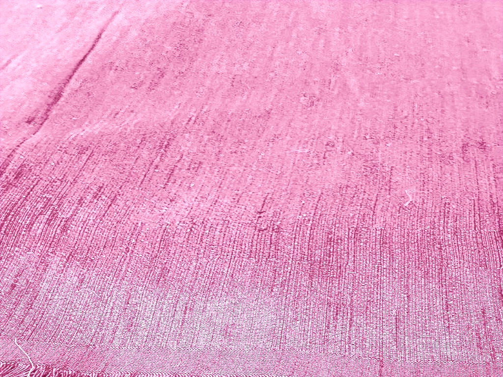 Baby Pink Plain Bangalore Raw Silk Fabric  (Wholesale)