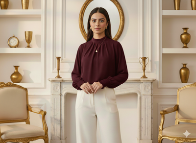 गार्नेट लाल सादा 60 ग्राम जॉर्जेट कपड़ा