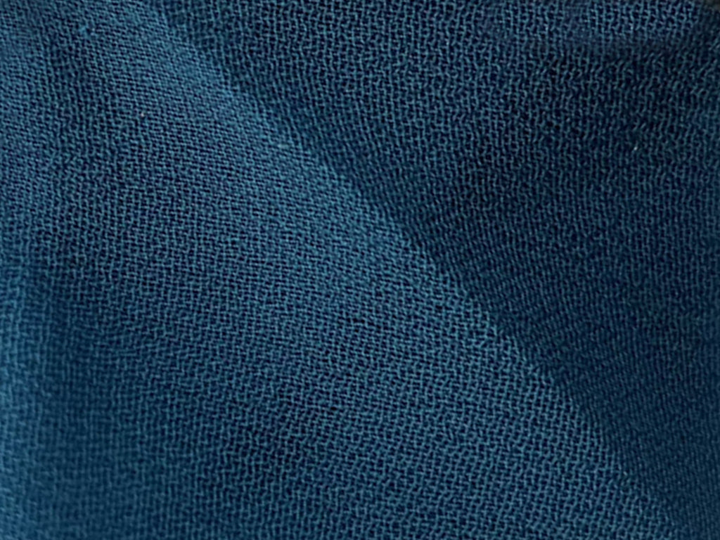 Prussian Blue Plain 60 Grams Georgette Fabric