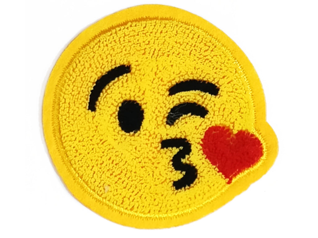 Yellow Smile Face Threaded Designer Motifs