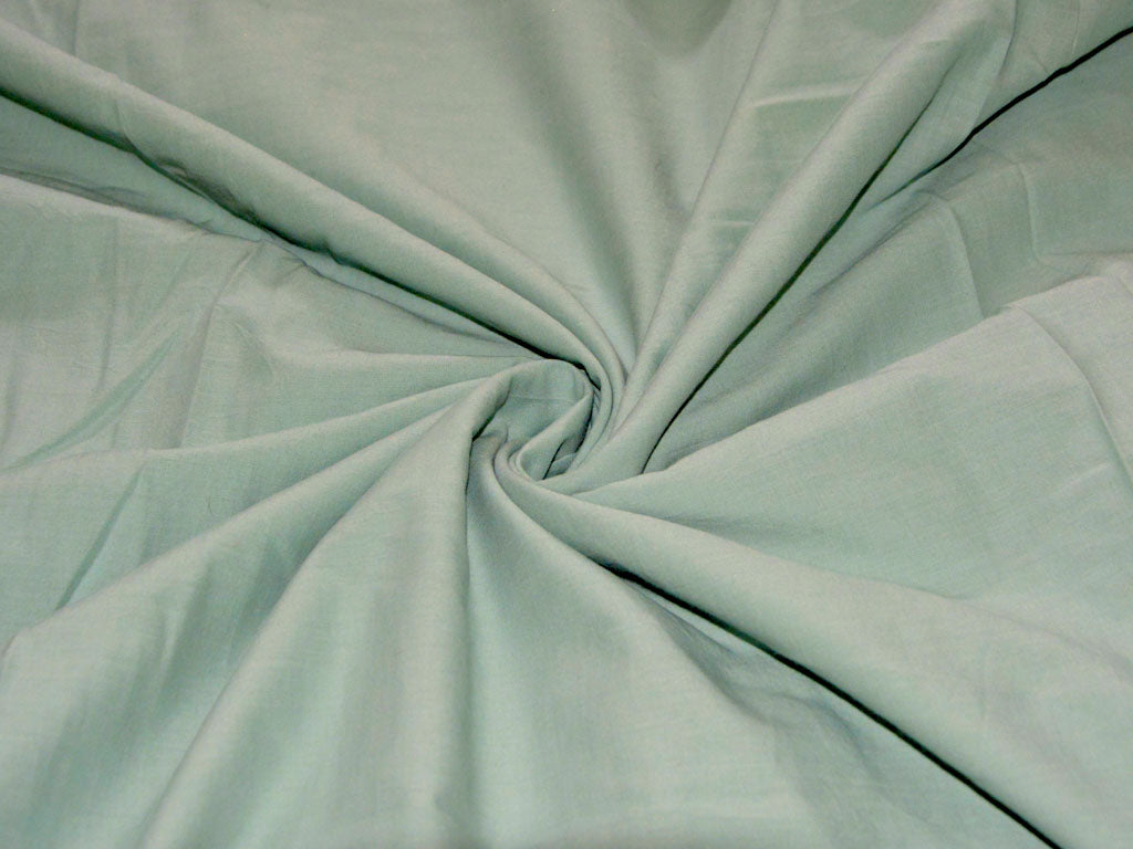 Teal Green Plain Cotton Voile Fabric (Wholesale)