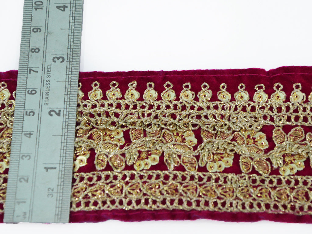 maroon-golden-sequins-zari-embroidered-border