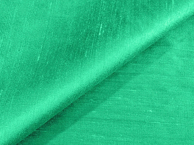 Sea Green Plain Bangalore Raw Silk Fabric  (Wholesale)