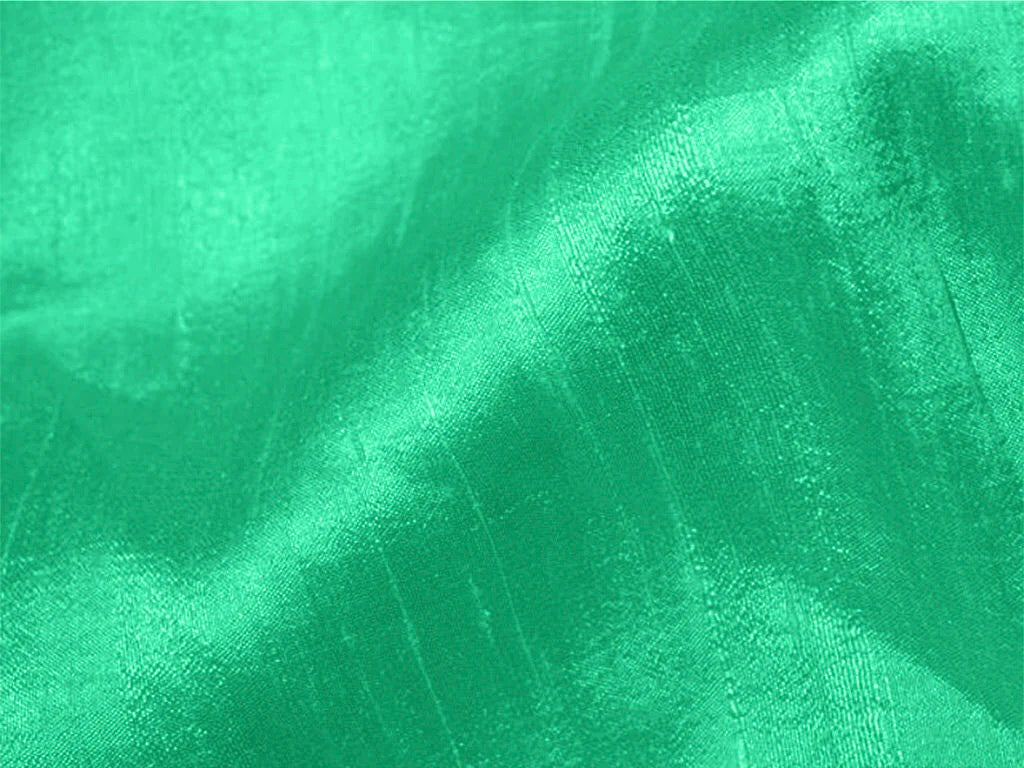 Sea Green Plain Bangalore Raw Silk Fabric  (Wholesale)
