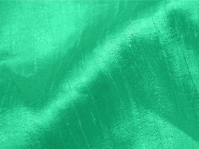 Sea Green Plain Bangalore Raw Silk Fabric  (Wholesale)