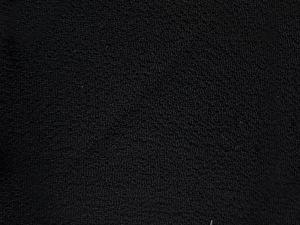 Sable Black Plain 60 Grams Georgette Fabric