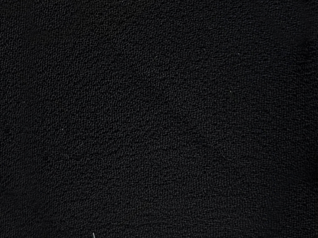 Black Plain 60 Grams Georgette Fabric