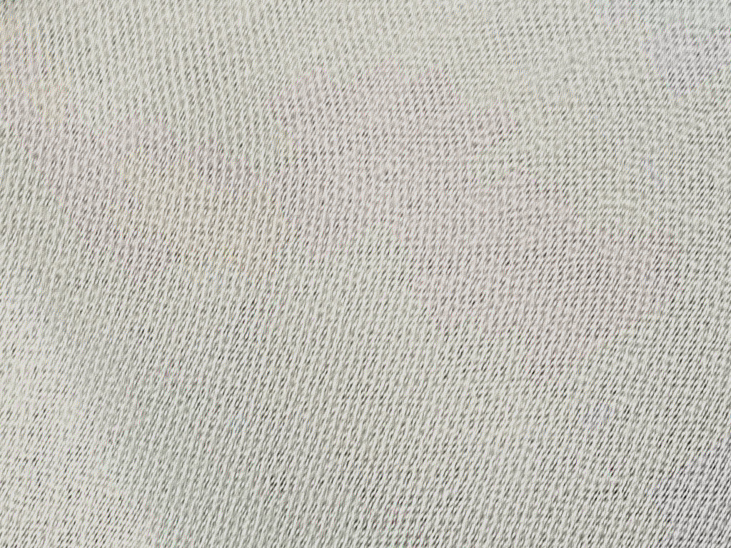 Ivory White Plain 60 Grams Georgette Fabric